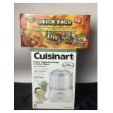 Cuisinart Ice Cream Maker, Quick Taco Rack