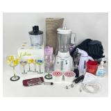 Black and Decker Blender, Clothes Steamer, Wine Gl