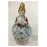 Vintage Victorian Lady Planter Vase Figurine