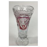 Vintage Anna Hutte Bleikristall Ruby Flash