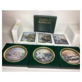 Thomas Kinkade Seasonal Wall Plaques, Collector Pl