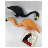 Black & Orange Blowmold Flamingo's & Tournee Chat