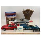 Beam Vehicle Decanters: Corvette, Camaro, 1963 Sti
