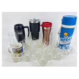 Thermos, Yeti, Shell Thermo Bottle, Pattern Glass