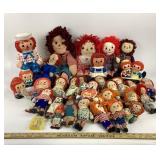 Raggedy Ann, Andy Dolls, Plastic Coin Banks