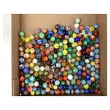 Glass Marbles With UV Reactive Pieces
