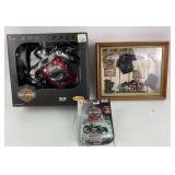 Harley-Davidson Die-Cast Models, Shadow Box
