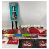 Coca-Cola Calendars, Cups, Thermometer, Christmas