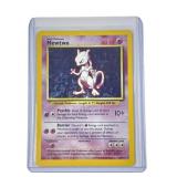 Pokï¿½mon 1999 base set Mewtwo holographic card