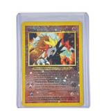 Pokemon vintage holographic Entei card