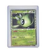 Pokemon holographic Celebi Prime card