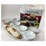 Corning Wear serving dishes: p-150-B, P-41, white