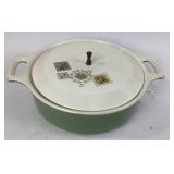 Taylor Smith Brocatelle covered casserole dish