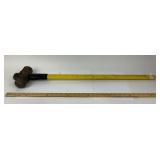 Double-Head Sledgehammer With Yellow Handle