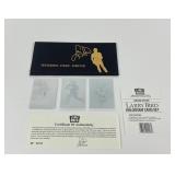 Larry Bird Hologram Card Set w/COA Numbered