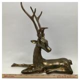 Hand Made Brass Deer Figurine