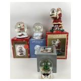 Pfaltzgraff Snow Globes, Winter Frost, Christmas