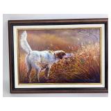 Ann Dusinger Dog In Field Canvas Art