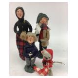 Annalee Dolls Mouse, Byers Choice Caroler Figures