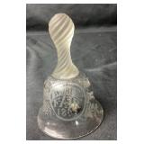 World's Fair 1893 Etched Glass Bell