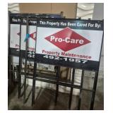 Metal Yard Sign Frames (5)