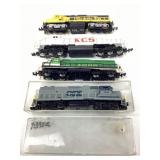 4 Z Scale Trains Collectible Advertising