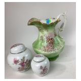 E&R Bavaria Gerold Porcelain jars,West Germany