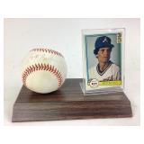 Brett Butler Autographed National League Baseball