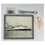 WWII Collection Photos, & G.I. Issue Fork, USS