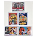 5 Pokï¿½mon vintage topps card