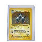 Pokemon vintage holographic Magneton card