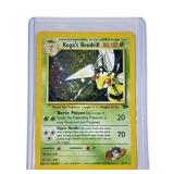 Pokemon vintage holographic Beedrill card