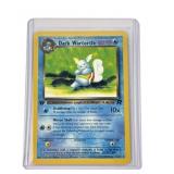 Pokemon vintage Dark Wartorle first edition card