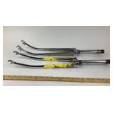 Bicycle Forks With Chrome Plating, Yellow Accents