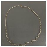10k ITALY Stamped Gold Necklace, 3.46g TW 18 inch