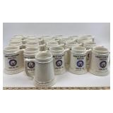Gold Tone Lined Ceramics Garrett Centennial Tankar