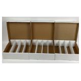 3 Large Card Storage Boxes