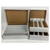 3 Large Card Storage Boxes