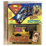 Superman Superboy VTOL Cycle, Coca-Cola Die-Cast B