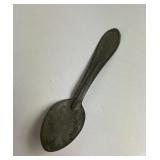 Civil War era tin mess spoon