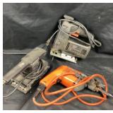 Black & Decker Drill, Makita Sanders, Jig Saw
