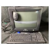 Dell CRT Monitor, Keyboard, Mouse