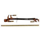Jorgensen Pipe Clamps With Wood Handles
