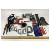 Hand Tools Including Clamps, Pliers, Ax