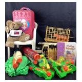 Barbie Case, Water Guns, Animal Figures