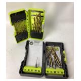 Ryobi Titanium Drill Bits In Cases