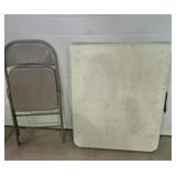 Folding Table 6 Foot & Metal Folding Chair