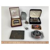 Ronson Viking Lighter & Belt Buckles: Kawasaki, Co