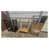 Wood Side Tables (3) 14.5 in. X 20.5 in. X 23 in.