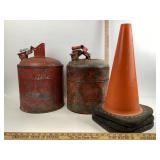 Safety Gas Cans & Street Cones